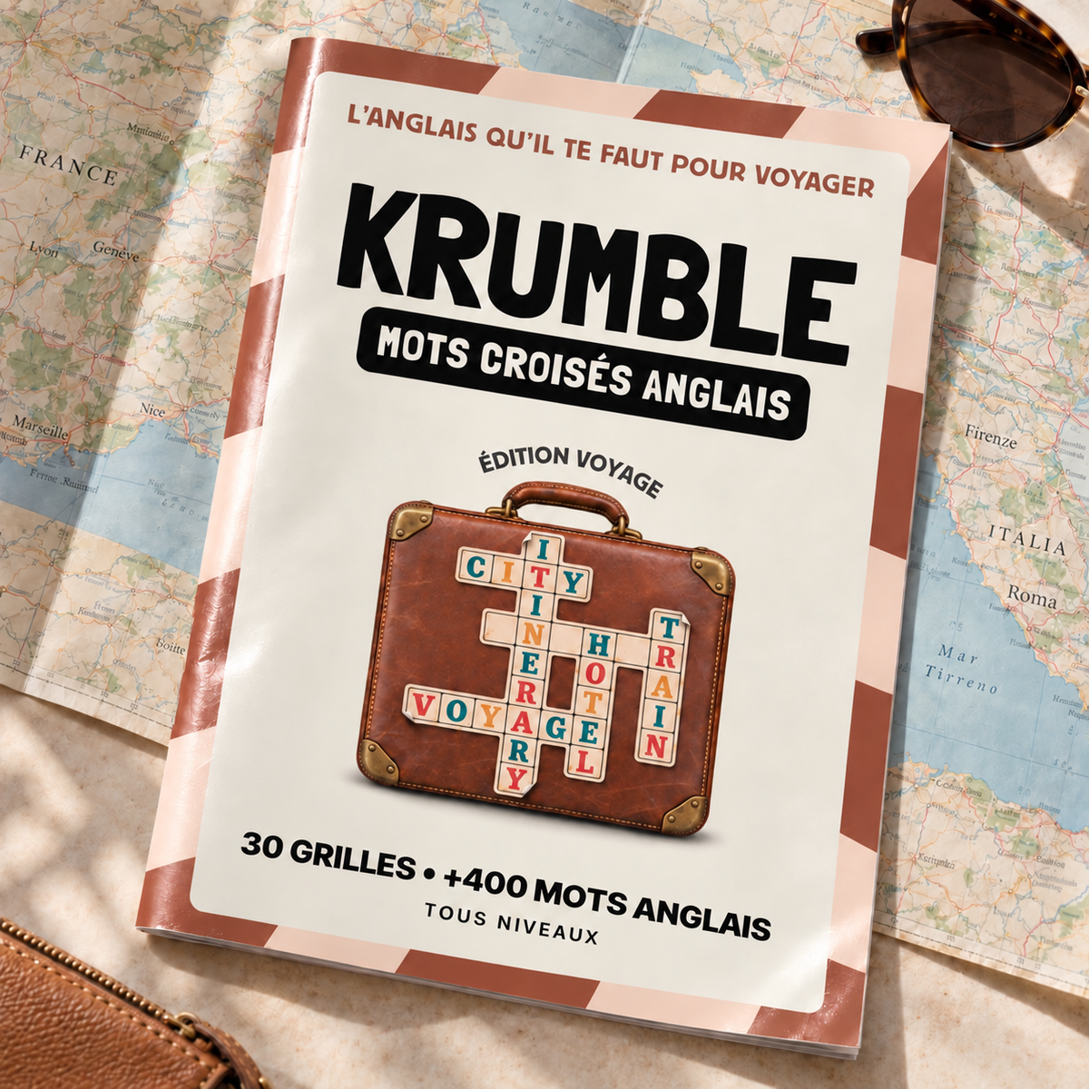 Mots croisés Krumble - Edition Voyage